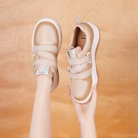Details for (Women) Joy&Mario Synthetic Leather 'Wavy Weave Thick Sole Low-Top' 3H7672W