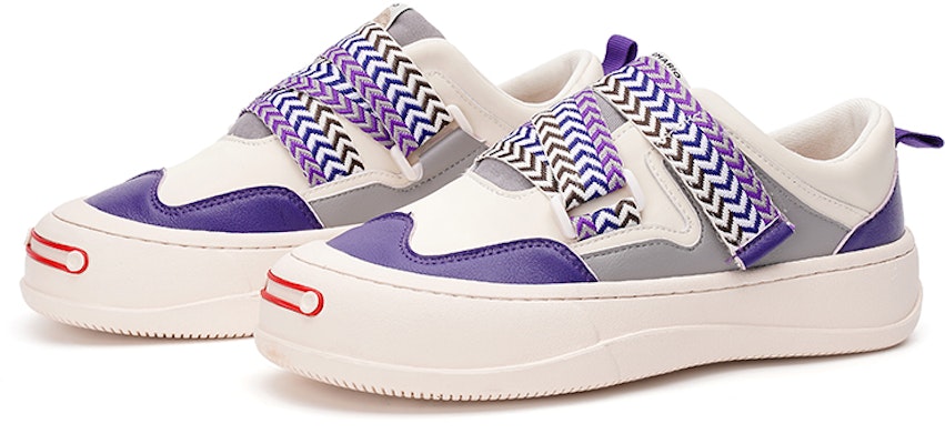 (W) Joy&Mario Kulit Sintetik Colorblock Etik Pita Platform Low Top 'Multicolor' 3H7359W 3