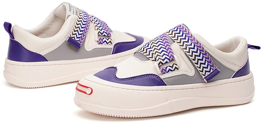 (Women) Joy&Mario Synthetic Leather Colorblock Ethnic Tape Platform Low Top 'Multicolor' 3H7359W 4
