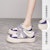 (W) Joy&Mario Kulit Sintetik Colorblock Etik Pita Platform Low Top 'Multicolor' 3H7359W