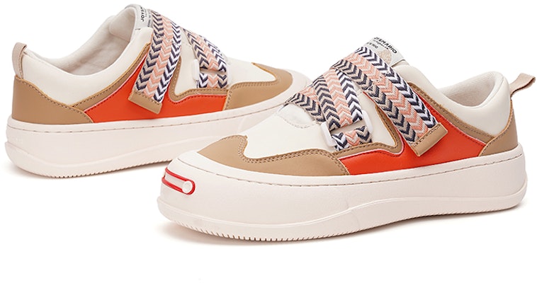 (W) Joy&Mario Kulit Sintetik Colorblock Etik Pita Platform Low Top 'Multicolor' 3H7359W Lookbook (W) Joy&Mario Kulit Sintetik Colorblock Etik Pita Platform Low Top 'Multicolor' 3H7359W
