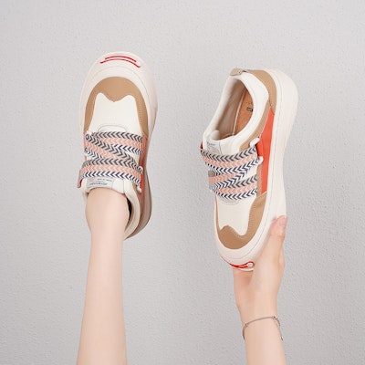 (Women) Joy&Mario Synthetic Leather Colorblock Ethnic Tape Platform Low Top 'Multicolor' 3H7359W Purchase (Women) Joy&Mario Synthetic Leather Colorblock Ethnic Tape Platform Low Top 'Multicolor' 3H7359W