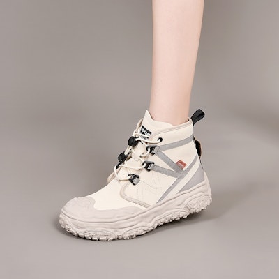 (Women) Joy&Mario Synthetic Leather Comfortable 'Versatile Short Outdoor Boot' 3F5590W 5