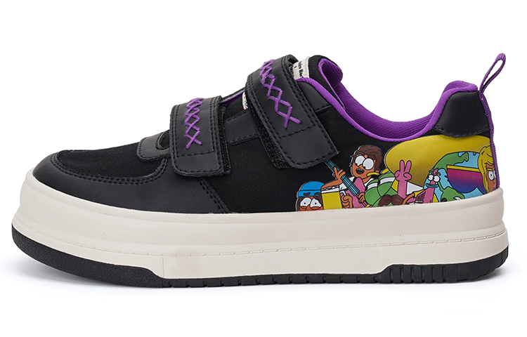 (Women) Joy&Mario Synthetic Leather Low Top 'Graffiti Fashion Thick Sole' 3F5291W