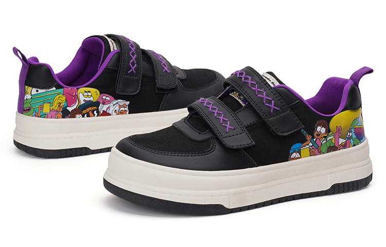 Shop (Women) Joy&Mario Synthetic Leather Low Top 'Graffiti Fashion Thick Sole' 3F5291W