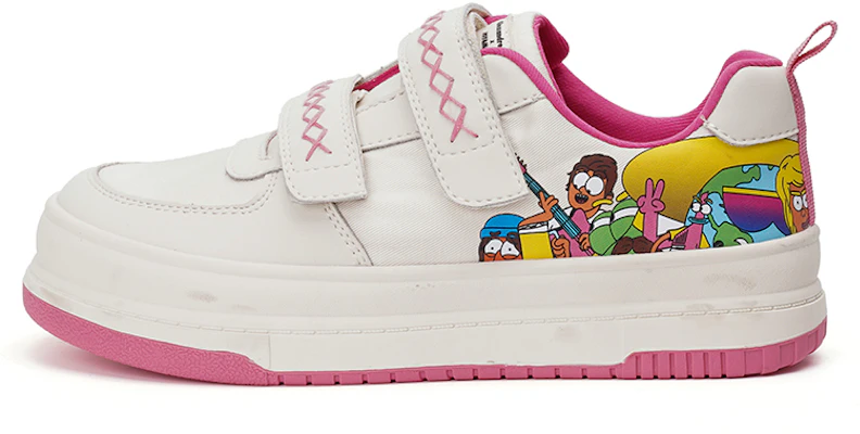 (Women) Joy&Mario Synthetic Leather Low Top 'Graffiti Fashion Thick Sole' 3F5291W 1