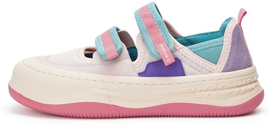 (Women) Joy&Mario Synthetic Leather Low Top Sneakers 'Pink Breathe Easy' 3H7633W (Women) Joy&Mario Synthetic Leather Low Top Sneakers 'Pink Breathe Easy' 3H7633W