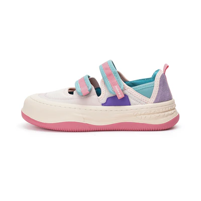 (W) Joy&Mario Synthetic Leather Low Top Sneakers 'Pink Breathe Easy'