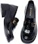 Shop (W) Kasut Tumit Chunky Joy&Mario Kulit Sintetik Berkilat Hitam dengan Buckle Metalik 3X7363W