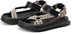 (W) Joy&Mario Sandal Tenunan Etnik Jacquard Pita 'Hitam' 3F3265W