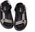 Shop (W) Joy&Mario Sandal Tenunan Etnik Jacquard Pita 'Hitam' 3F3265W