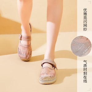 (W) Joy&Mario 通気フィッシャーマン スリッポン 3A5383W Details for (W) Joy&Mario 通気フィッシャーマン スリッポン 3A5383W