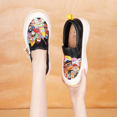 (W) Joy&Mario x Kolaborasi Artis Sepatu Santai 'Platform Kartun Keren' 3H7665W 13