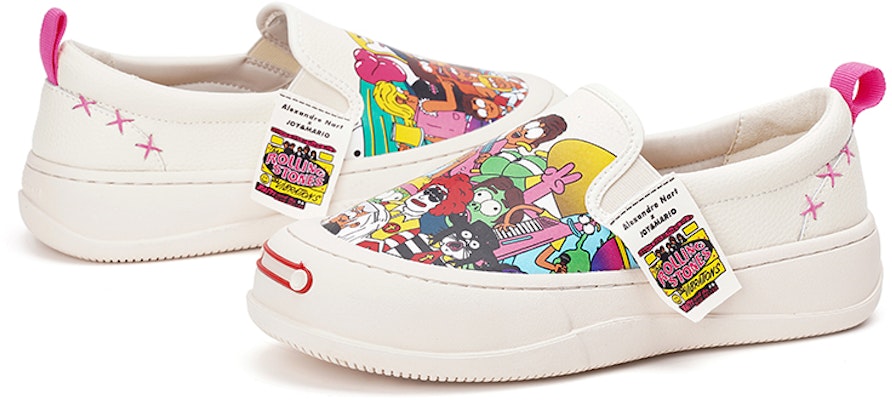 (W) Joy&Mario x Kerjasama Artis Kasut Rata 'Cool Cartoon Platform' 3H7665W Lookbook (W) Joy&Mario x Kerjasama Artis Kasut Rata 'Cool Cartoon Platform' 3H7665W