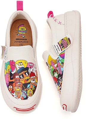 (W) Joy&Mario x Kerjasama Artis Kasut Rata 'Cool Cartoon Platform' 3H7665W Shop (W) Joy&Mario x Kerjasama Artis Kasut Rata 'Cool Cartoon Platform' 3H7665W