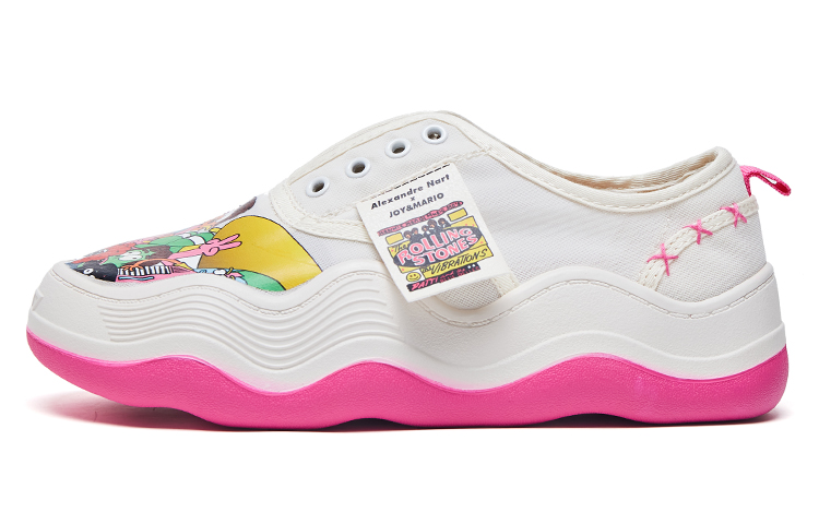 (W) Joy&Mario Artist Slip-On 'Cartoon Graffiti'