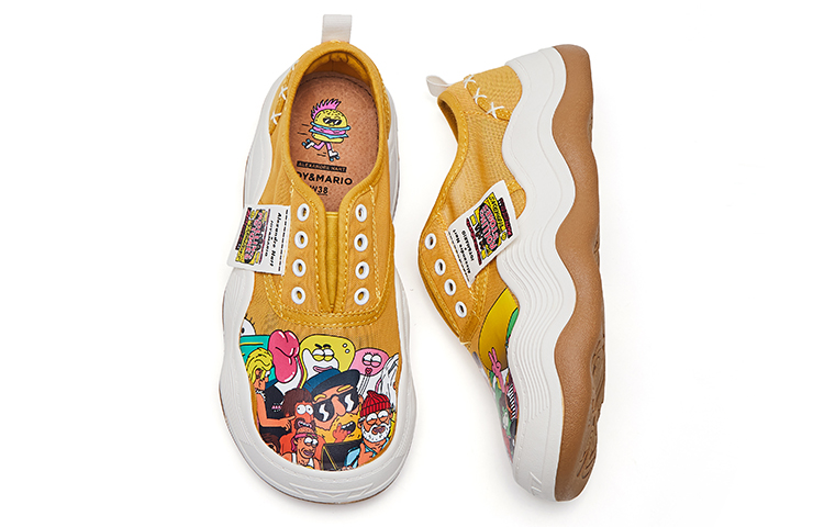 (W) Joy&Mario Artist Slip-On 'Cartoon Graffiti' 圖 14