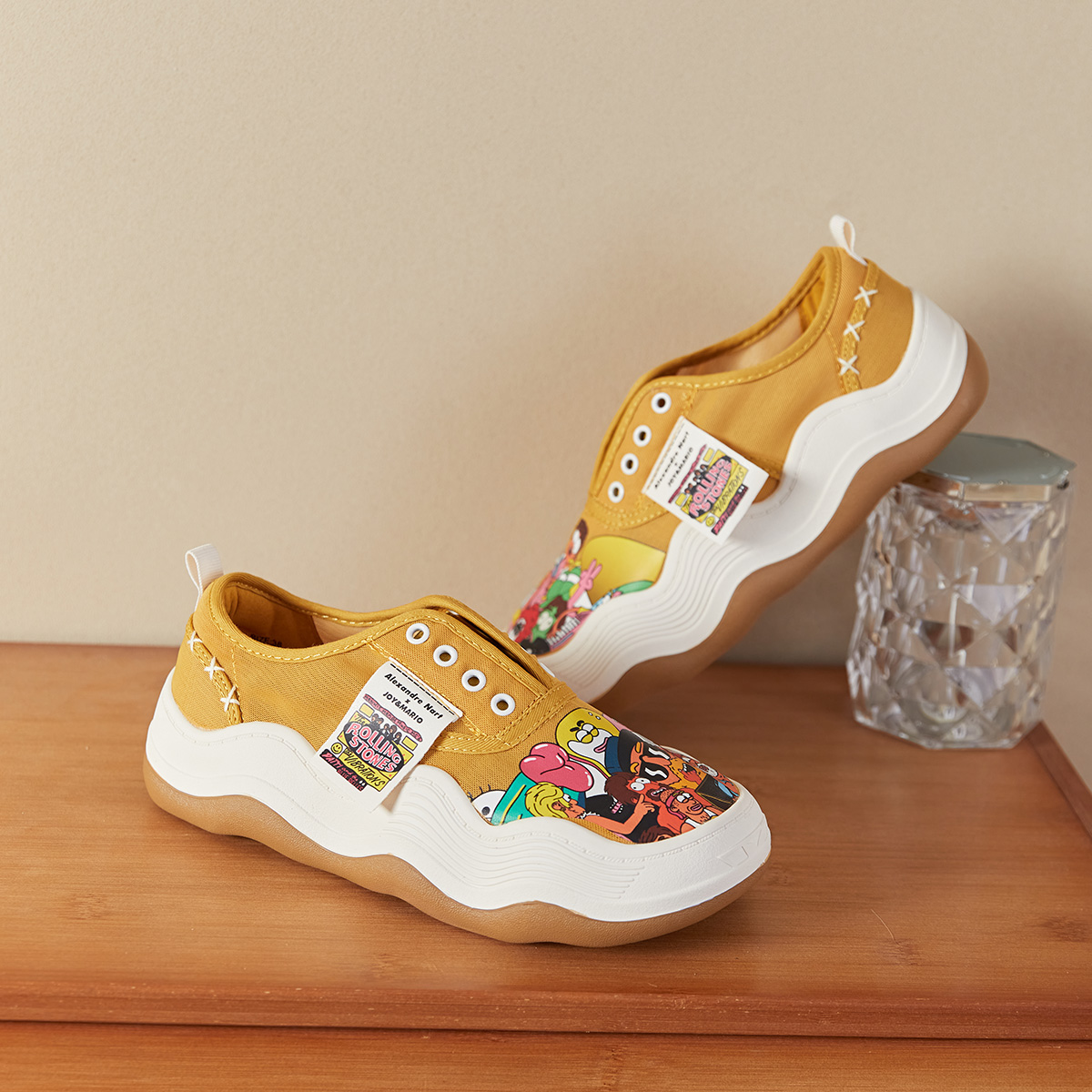 (W) Joy&Mario Artist Slip-On 'Cartoon Graffiti' 圖 20