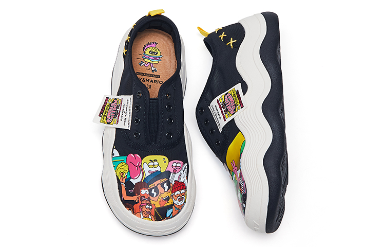 (W) Joy&Mario Artist Slip-On 'Cartoon Graffiti' 圖 24