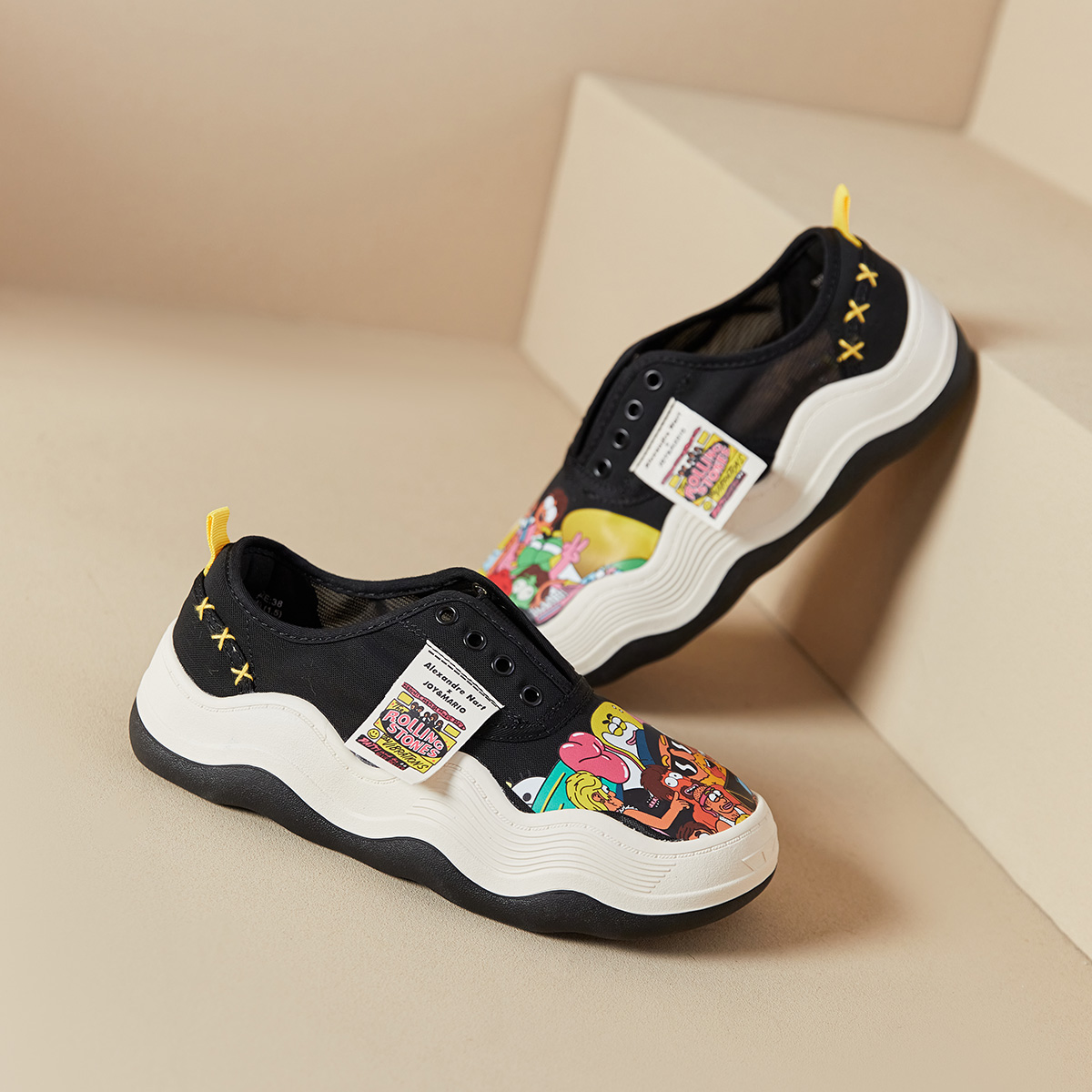 (W) Joy&Mario Artist Slip-On 'Cartoon Graffiti' 圖 30
