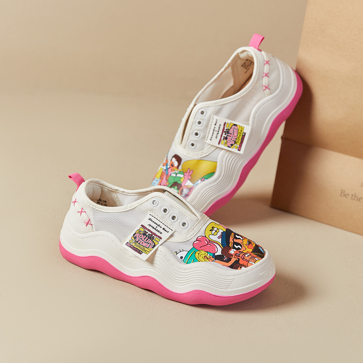 (W) Joy&Mario Artist Slip-On 'Cartoon Graffiti' 圖 10