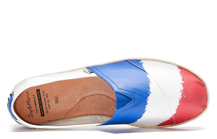 (W) Joy&Mario Olympics Series Fisherman Shoes 'White Blue Red' 圖 3