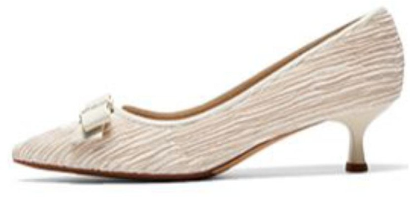 (Women) Joypeace 4.5cm 'Butterfly Bow Pointed-Toe Block Heel Pumps' YUG18CQ3 Details for (Women) Joypeace 4.5cm 'Butterfly Bow Pointed-Toe Block Heel Pumps' YUG18CQ3