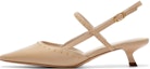 Buy (W) Joypeace 4cm 'Stiletto Hujung Petak Apricot' YVX03CH3