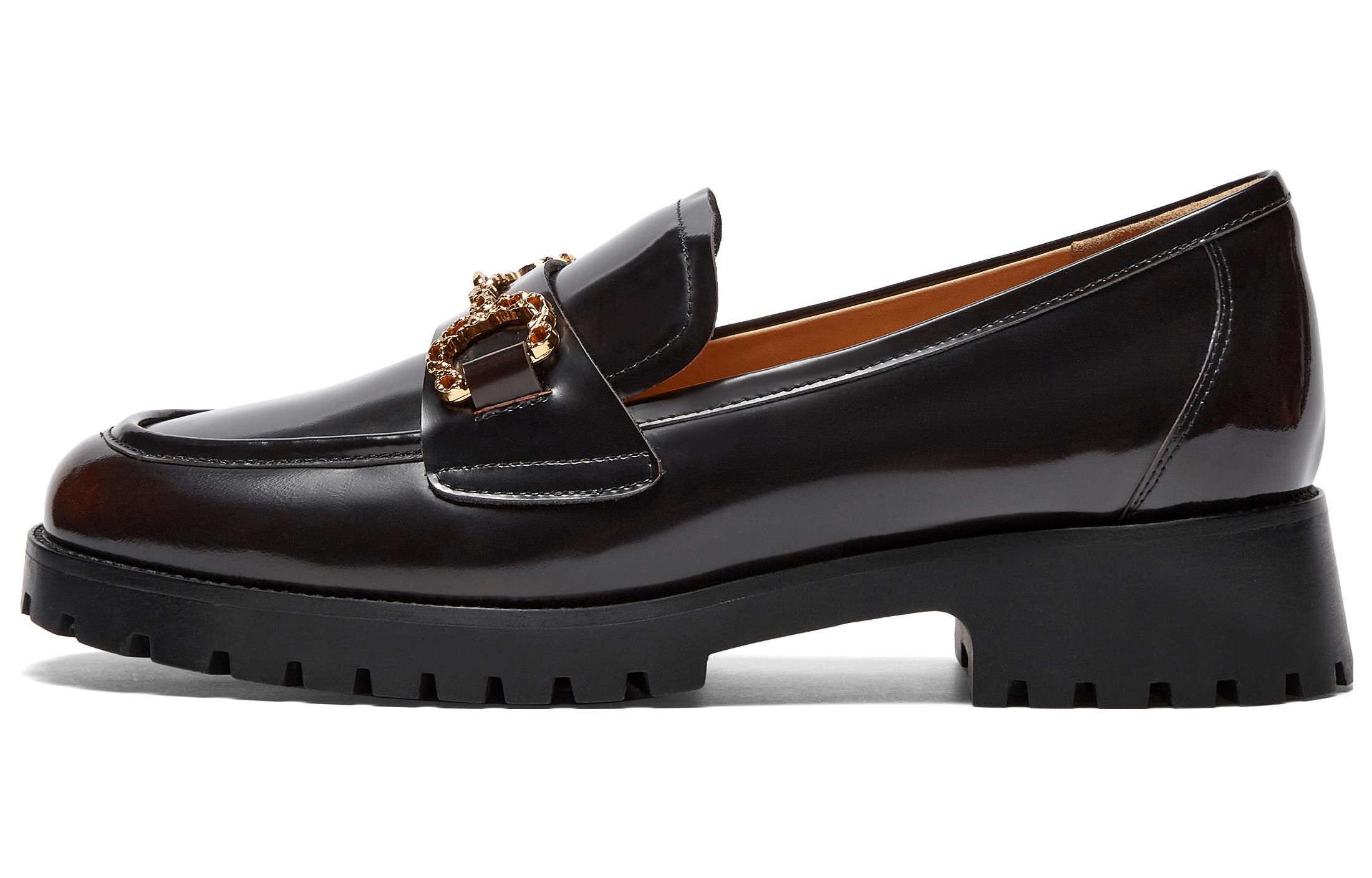 Buy (W) Joypeace 4cm 'Kasut Loafer Retro British Bertumit' 82207CA3