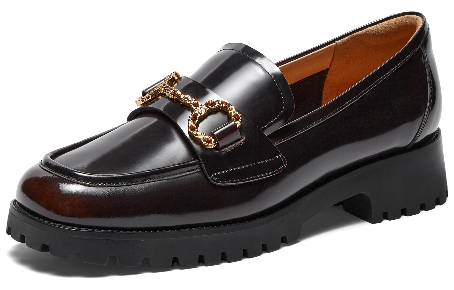 Order (W) Joypeace 4cm 'Kasut Loafer Retro British Bertumit' 82207CA3