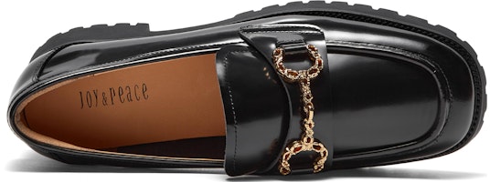 (W) Joypeace 4cm「英国レトロ厚底ローファー」 82207CA3 1