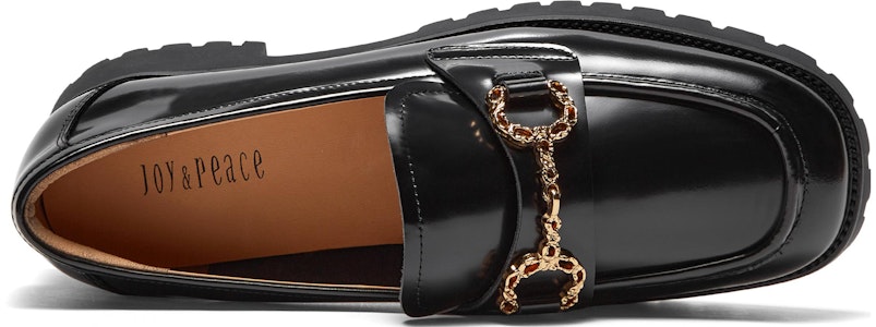 (W) Joypeace 4cm 'Mocasín Retro Británico Elevado' 82207CA3 1