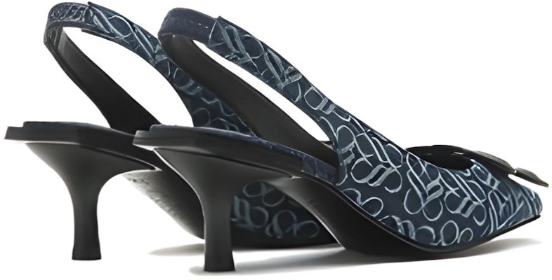 (W) Joypeace 6.5厘米高跟鞋牛仔花蓝色 YTN06CH2 Shop (W) Joypeace 6.5厘米高跟鞋牛仔花蓝色 YTN06CH2