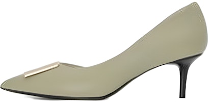 (Women) Joypeace 6cm 'Sheepskin Square Buckle Pointed-Toe Pumps' ZKU75CQ0 (Women) Joypeace 6cm 'Sheepskin Square Buckle Pointed-Toe Pumps' ZKU75CQ0