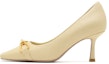 Buy (W) Joypeace 7cm 'Sheepskin Square-Toe Buckle Stiletto Heel' 30205AQ2