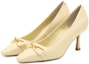 Shop (W) Joypeace 7cm 'Sheepskin Square-Toe Buckle Stiletto Heel' 30205AQ2