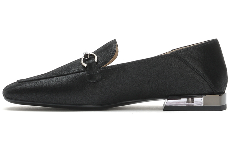(Women) Joypeace 'Black British Loafer' JZPZL707DU1AA1