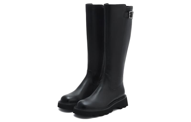 (W) Joypeace 'Black Buckle Detail Zippered Chelsea Boots' 圖 2