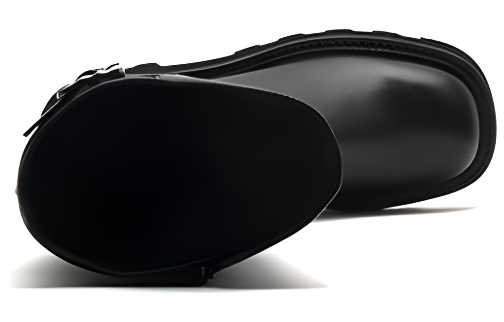 (W) Joypeace 'Black Buckle Detail Zippered Chelsea Boots' 圖 3