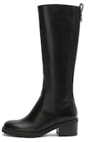 (Women) Joypeace 'Black Chunky Heel Round Toe High-Top Ankle Boots' JZPZOR41DU1DG0 (Women) Joypeace 'Black Chunky Heel Round Toe High-Top Ankle Boots' JZPZOR41DU1DG0