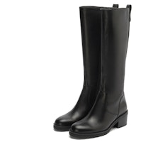 (W) Joypeace 'Boot Tumit Tebal Hitam Hujung Bulat Tinggi Buku Lali' JZPZOR41DU1DG0 Lookbook (W) Joypeace 'Boot Tumit Tebal Hitam Hujung Bulat Tinggi Buku Lali' JZPZOR41DU1DG0