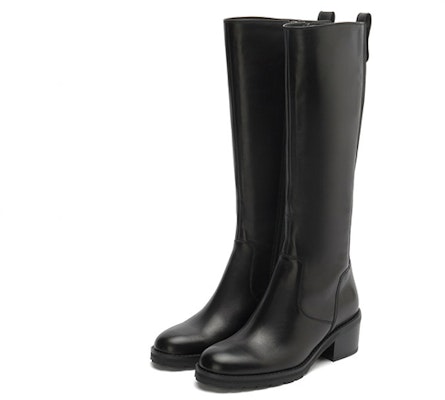 (W) Boots Tumit Tebal Merah Joypeace Tinggi dengan Ujung Bulat Ankle Hitam JZPZOR41DU1DG0 Lookbook (W) Boots Tumit Tebal Merah Joypeace Tinggi dengan Ujung Bulat Ankle Hitam JZPZOR41DU1DG0