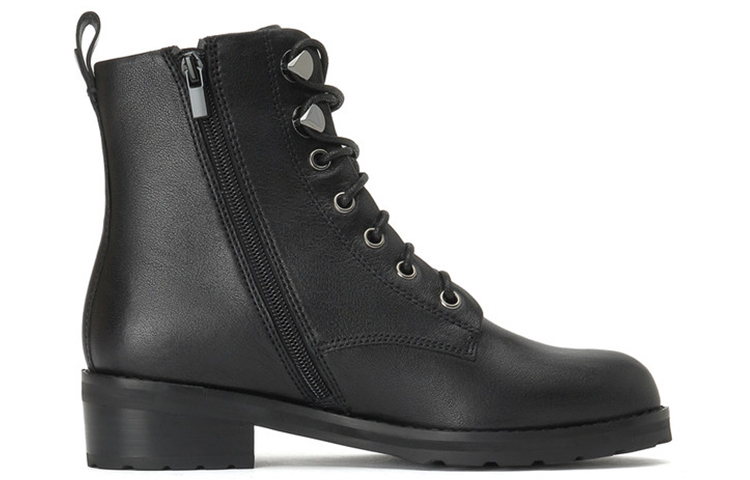 Order (W) Joypeace 'Boots Martin Hitam Datar Ankle' JZPZNX81DU1DD0