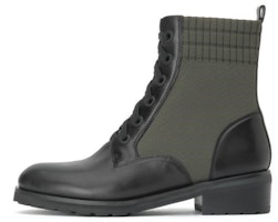 (Women) Joypeace 'Black Green Leather Patchwork Short Martin Boots' JZPZNX56DU1DD0 (Women) Joypeace 'Black Green Leather Patchwork Short Martin Boots' JZPZNX56DU1DD0