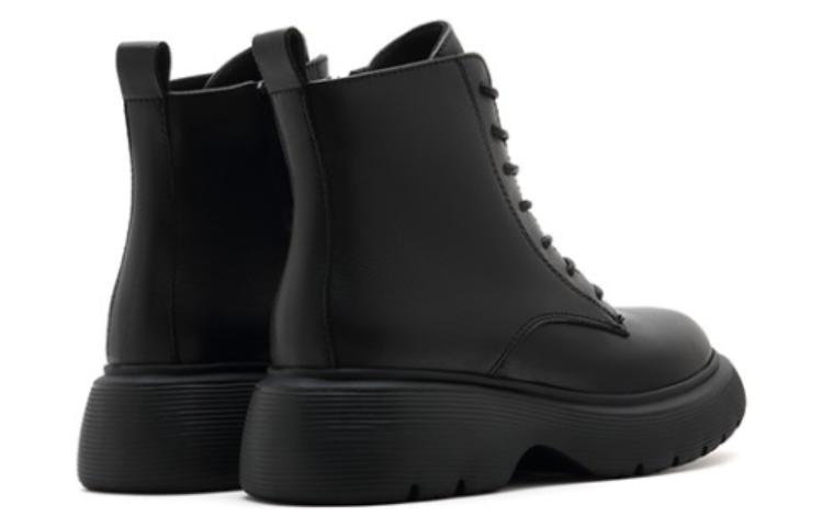 Shop (W) Joypeace 'Boot Kulit Hitam Tebal Gaya British Martin' 09-76DD1