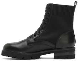 (Women) Joypeace 'Black Leather Patchwork Ankle Boots' JZPZU724DU1DZ0 (Women) Joypeace 'Black Leather Patchwork Ankle Boots' JZPZU724DU1DZ0