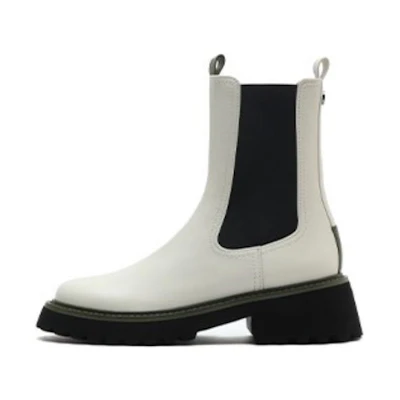 (W) Joypeace 'British Minimalist Chunky Heel Chelsea Boots'