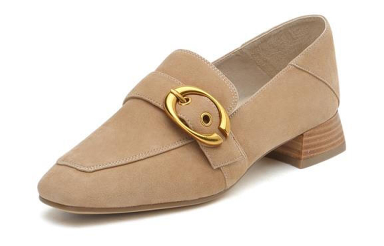 (W) Joypeace 'British Style Velvet Loafers - Coffee' 圖 3