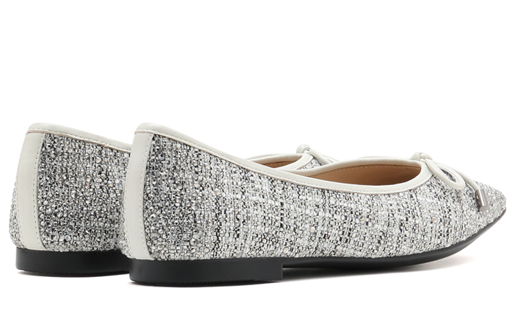 Shop (W) Joypeace 經典黑白水鑽平底鞋 J4N22-23DU3CQ1