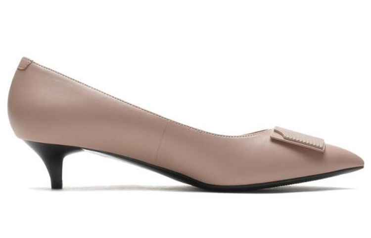 Order (W) Joypeace 'Tinggi Tumit Gelap Merah Jambu Persegi Gesper' JZPYPQ80DK1AQ1